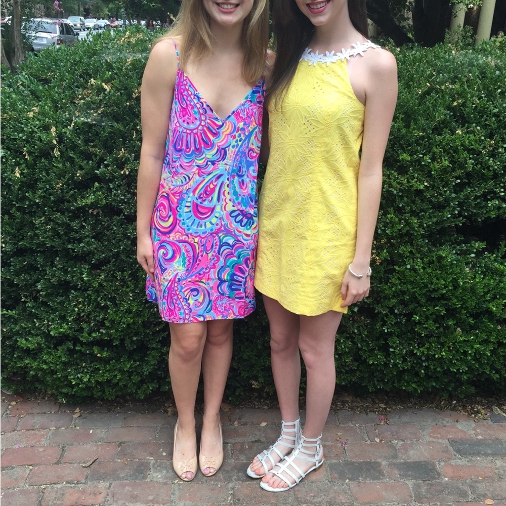 Lilly Pulitzer Yellow Mini Dress - Picture 2 of 4
